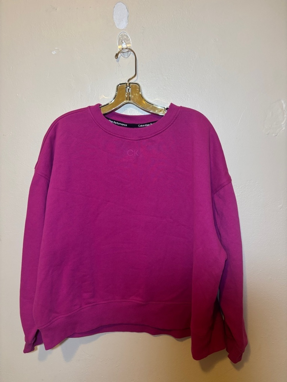 Calvin Klein Magenta Crewneck Sweatshirt